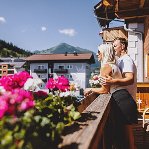 HOTEL DIE SONNE Hotel DIE Sonne im Juli 2024, in Saalbach-Hinterglemm © Stefanie Oberhauser