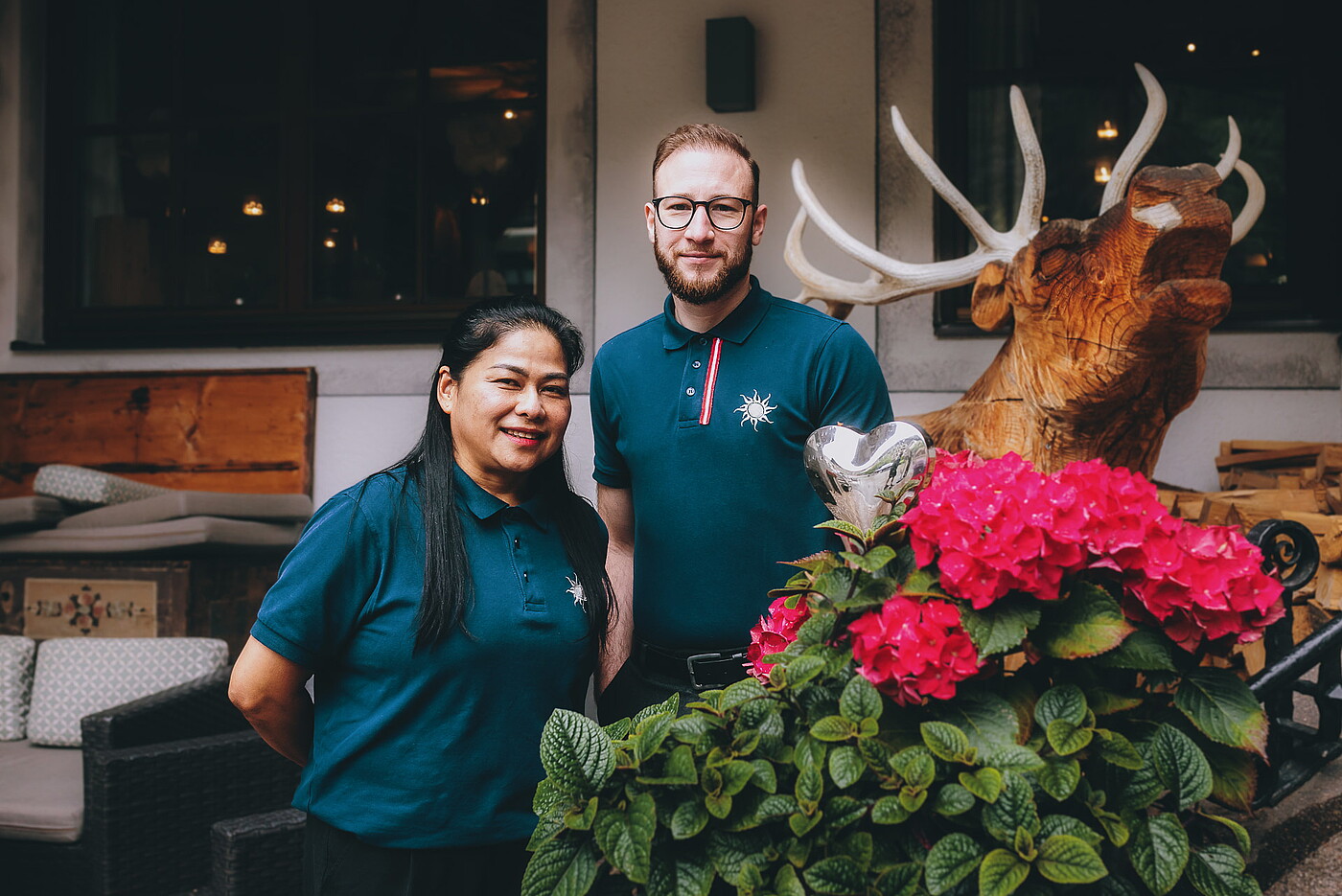 Mitarbeiter des Hotel DIE Sonne im Juli 2024, in Saalbach-Hinterglemm © Stefanie Oberhauser