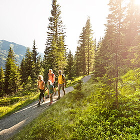 Familienwandern in Saalbach Hinterglemm